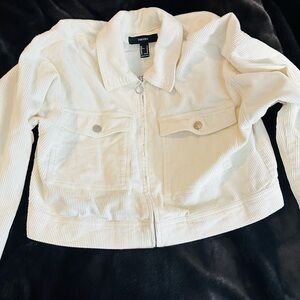 Forever 21 white jacket